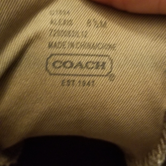 Coach Sneakers sz 8.5 Alexis Wedge Lt. Gold - Picture 8 of 9